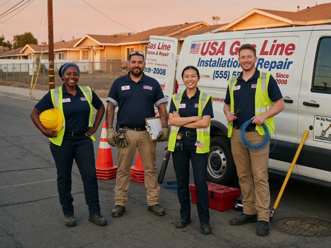 Gas Line Installation company in Chouteau, OK